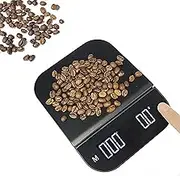 Baking Scale, Sensitive Mini Coffee Scale 0.1g Waterproof Robust for Home (5kg)