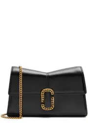 Marc Jacobs The St Marc Leather Wallet-on-chain - Black ONE SIZE
