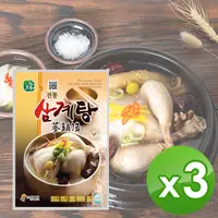 在飛比找PChome24h購物優惠-韓國 【人蔘雞湯3入】 (1000g*3)