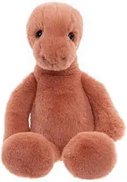 Bear & Me Stevie Stegosaurus Marmalade Orange Plush Toy – Charlie Bears Soft and Detailed Stuffed Animal 30cm Tall