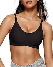 [OEAK] Bras for Women No Underwire U Neck Push Up Wireless Bralettes with Soft Support Comfort Full Coverage Seamless Bra