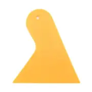 Plastic Yellow Auto Car Window Sticker Film Scraper Squeegee Cleaning Tool8027