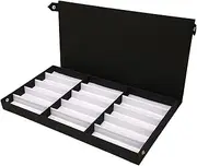 [Trisar] 15 Grids Sunglasses Organizer, Multifunctional Jewelry Eyeglass Storage Case for Desktop Drawers, Sunglasses Jewelry Collection Holder, Sunglass Glasses Storage Box