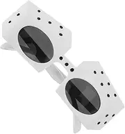 [BESPORTBLE] Birthday Party Glasses Dice Shape Rave Sunglasses Unique Party Favor Lightweight Fun Eyewear