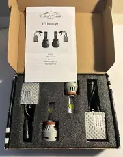 LED headlight conversion kit 80W 6400LM Cree LED Size H16