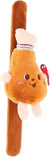Plush Slap Bracelet Chicken Leg Design Fun Party Favors Elastic Slap Wrist Band for Adults Cute Cartoon Decor for Celebrations Events