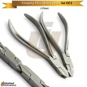 Dental Archwire Torquing Plier Male/Female 13cm Ortho Care Tweed Arch Pliers Set