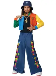 Hip Hop Superstar Girls 90s Dress Up Costume