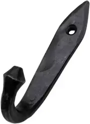 Hand Forged Metal Wall Hooks Wrought Iron Handmade Wall Mounted Rustic Hook For