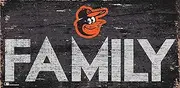 MLB Baltimore Orioles Unisex Baltimore Orioles Family Sign, Team Color, 6 x 12