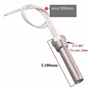 12V Cartridge Heater 3/4" NPT Thread DC Immersion Water Heating Element 100-300W