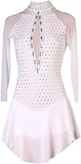 [Zagitova] Figure Skating Dress for Women Breathable Ice Skating Costumes Turtleneck Girls' Dance Dresses for Competition