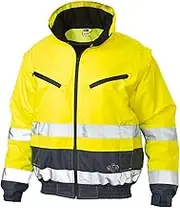 SIGGI Men's High Visibility Bomber Two Tone with Vest