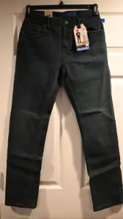 NEW Levi’s 502 Regular Tapered Stretch Jeans Boys Dark Blue 16 Reg Size 28X30
