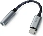 USB C to 3.5mm Headphone Adapter-USB C DAC-Portable 32Bit HiFi DAC AMP C Type Headphones-Premium Sound Enhancer for Galaxy S20 Note 10 10+ Pixel 3 6 XL OnePlus(USB Type C)