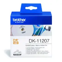 在飛比找蝦皮購物優惠-Brother DK-11207 白底黑字 原廠定型標籤帶 