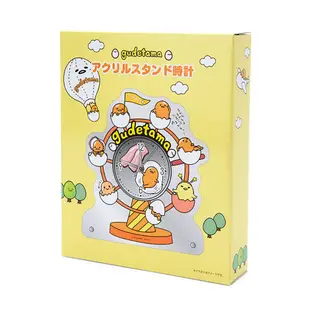 Sanrio 三麗鷗 蛋黃哥10周年系列 造型壓克力時鐘 樂園 256412