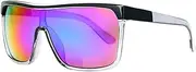 CLISPEED Running Sunglasses Uv Protection Windproof Wrap Around Goggles for Men and Women Cycling Glasses for Outdoor Activities