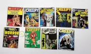 9-Halloween-Retro-Pulp-Comic Book Covers-Junk Journal-Linen Cardstock-Cards
