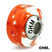 在飛比找momo購物網優惠-【OHM Beads】橘/Across The Koi(琉璃