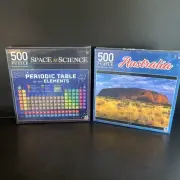 Australia - Uluru & Space & Science Periodic Table - 500 Piece Jigsaw Puzzles