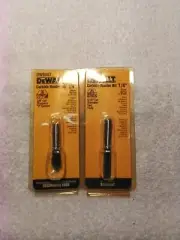2pc DEWALT ROUTER BIT SET DW6487- DW6415 CARBITE