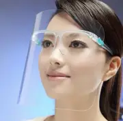 4 Clear Face Shield Protective Eyeglasses Visor Anti-Fog Full Face Mask Dentist