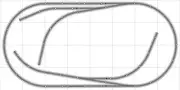 Bachmann E-Z Track Train Layout #027D Train Set HO Scale 4' X 8' DCC Switches