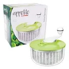 Appetito Salad Spinner Server Lettuce Vegetable Keeper Bowl Container Green 5.5L