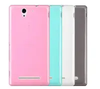 在飛比找Yahoo!奇摩拍賣優惠-【妞妞♥３C】布丁軟套SONY Xperia C3 C4 C