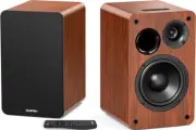 Bluetooth Bookshelf Speakers for Record Player, Powered Studio Monitor Speake...