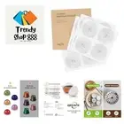 Aluminum Foil Lids to Reuse Coffee Pods Compatible with Nespresso VertuoLine ...