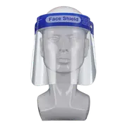 6x Safety Full Face Shield Clear Guard Protector Mask Anti-Fog + Elastic Head Band