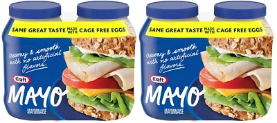4 pack - Kraft Real Mayo Creamy and Smooth Mayo (30 oz.) - free shipping