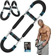 Adjustable Arm Exerciser, 90-120 lbs Detachable Resistance Bands for Home Workouts, Arm & Chest Strength Training Equipment for Men & Women, Portable Fitness Tool for Upper Body & Muscle Building