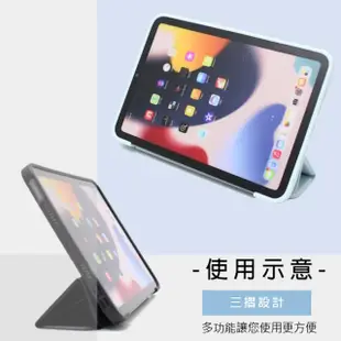 For iPad Mini 第六代 8.3吋 三摺平板保護殼/保護套(輕薄支架/平板收納皮套)