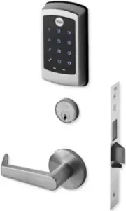 Yale TouchScreen Keypad Cylinder Lock- AUR NTM645-626 RH Silver-NEW (FPP005889)
