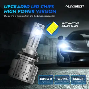 Novsight h11 led 大燈 N60汽車最新設計的 led 燈 200W 40000LM