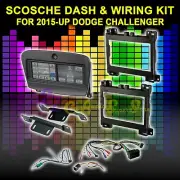 SCOSCHE ITCCR06B INTEGRATED TOUCHSCREEN 2015-UP DODGE CHALLENGER DASH KIT ITC2.0