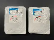 Genuine HP 70 Blue/Green - Grey/Gloss Enhancer Printhead (C9410A & C9408A)