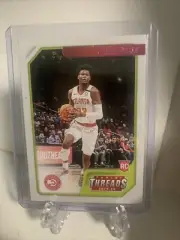 CAM REDDISH HAWKS GLOSSY ROOKIE CARD #80 RC SP 2019-20 PANINI THREADS