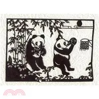在飛比找三民網路書店優惠-中國傳統剪紙-貓熊嬉(黑)