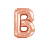 Rose Gold B Alphabet Foil Balloon 86cm Birthday Party Decor Supplies AUS Stock