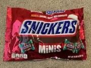 Snickers Minis Size Chocolate Candy Bar Bulk Assortment - 10.48 oz Bag TX