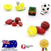 JASTER Football USB Flash Drives Basketball Memory Stick 64GB Golf Ball Tennis