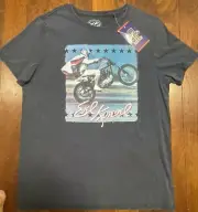 Evel Knievel : Stunt Cycle TShirt ; Size XL Extra Large; NEW