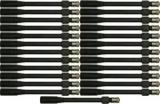 Haltec HE-351 3.82" Black Polymer Plastic Valve Extension Pack of 25