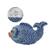 Nevenka Mini Women Fish Evening Bags Crystal Clutch Purse Rhinestone Handbags with Chain-6