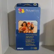 SEALED Epson Picture Mate Print Pack T5570 /100 Sheets paper 4x6 Exp 2006