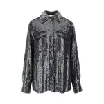 [P.A.R.O.S.H.] P. A.R. O.S. H. 'Gadget' sequinned shirt Woman S S Brown